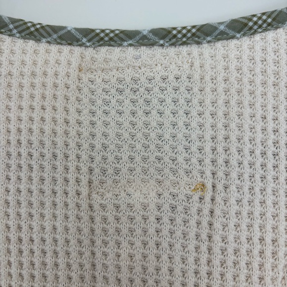 UNIF Plaid Green and Cream Short Sleeve Babydoll Dress - Picture 7 of 12